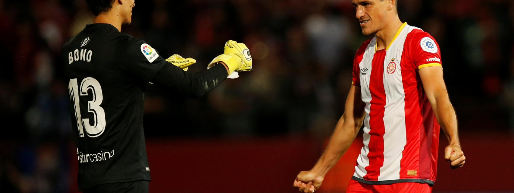 Jugadores del Girona.