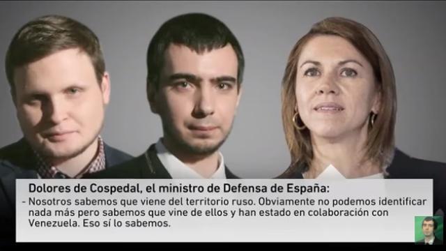 Los dos humoristas rusos conversaron telefónicamente con Cospedal.