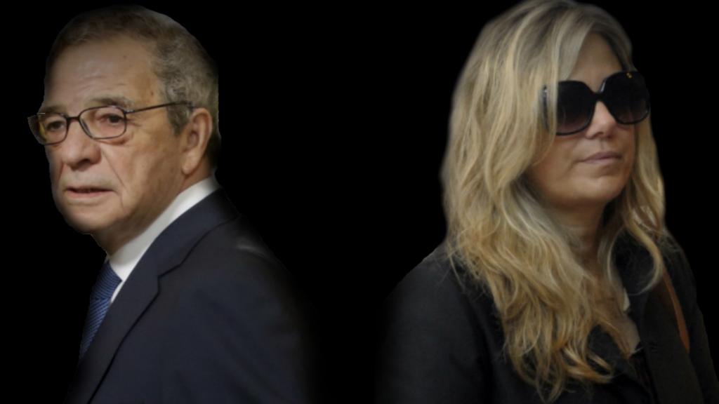 Isabel Sartorius y César Alierta en un montaje.