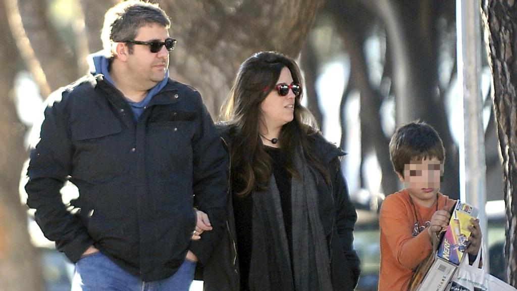 'Flo' junto a su mujer Lidia y su hijo Juan