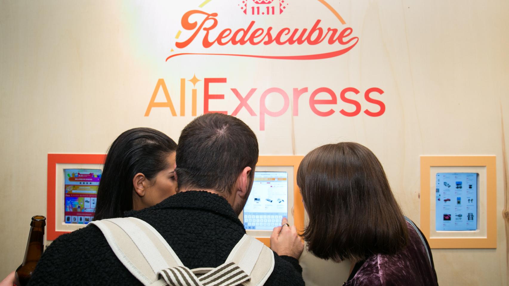 La tienda temporal de AliExpress en Madrid.