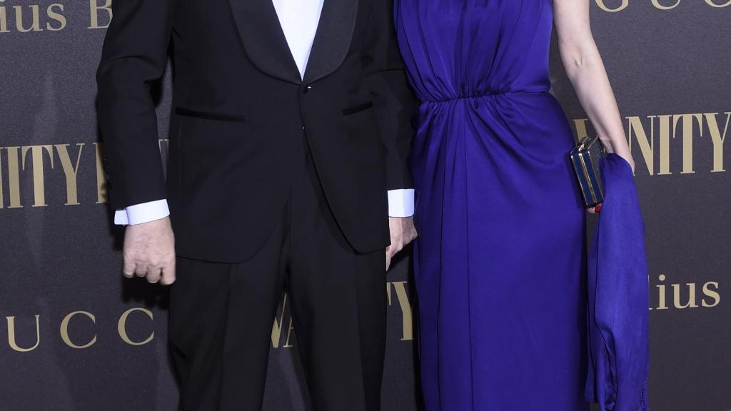 Pedro J. Ramírez y Cruz Sánchez de Lara, en la entrega del premio Personalidad del Año de 'Vanity Fair'.