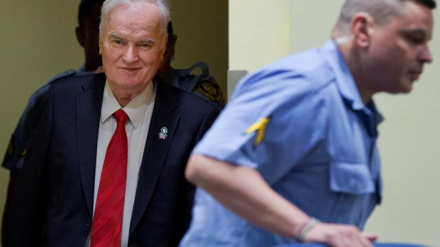 El exlíder serbobosnio Mladic.