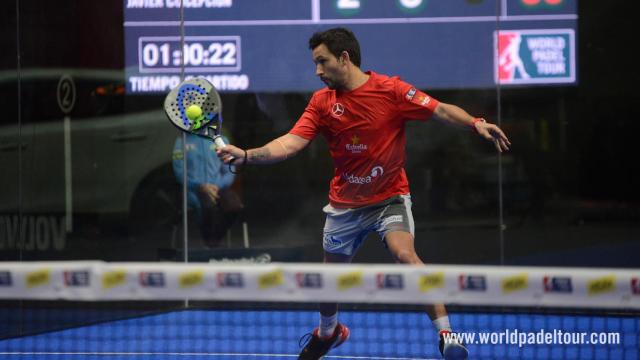 Sanyo Gutiérrez en octavos de final del Bilbao Open.