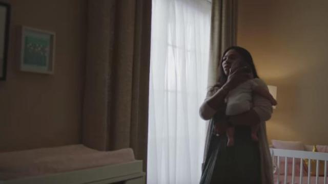 Serena Williams junto a su hija.