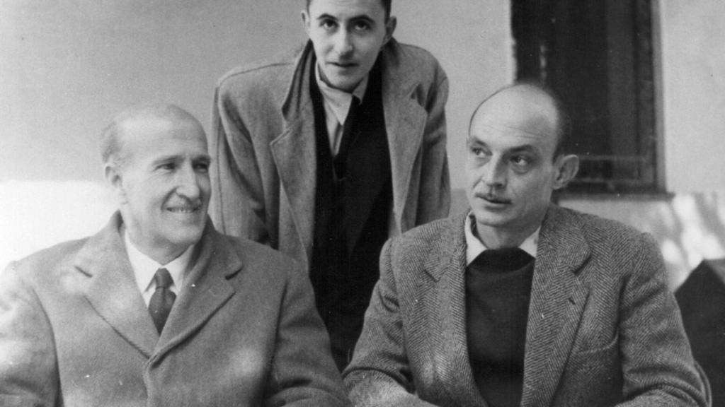 Vicente Aleixandre, Claudio Rodríguez y José Hierro.