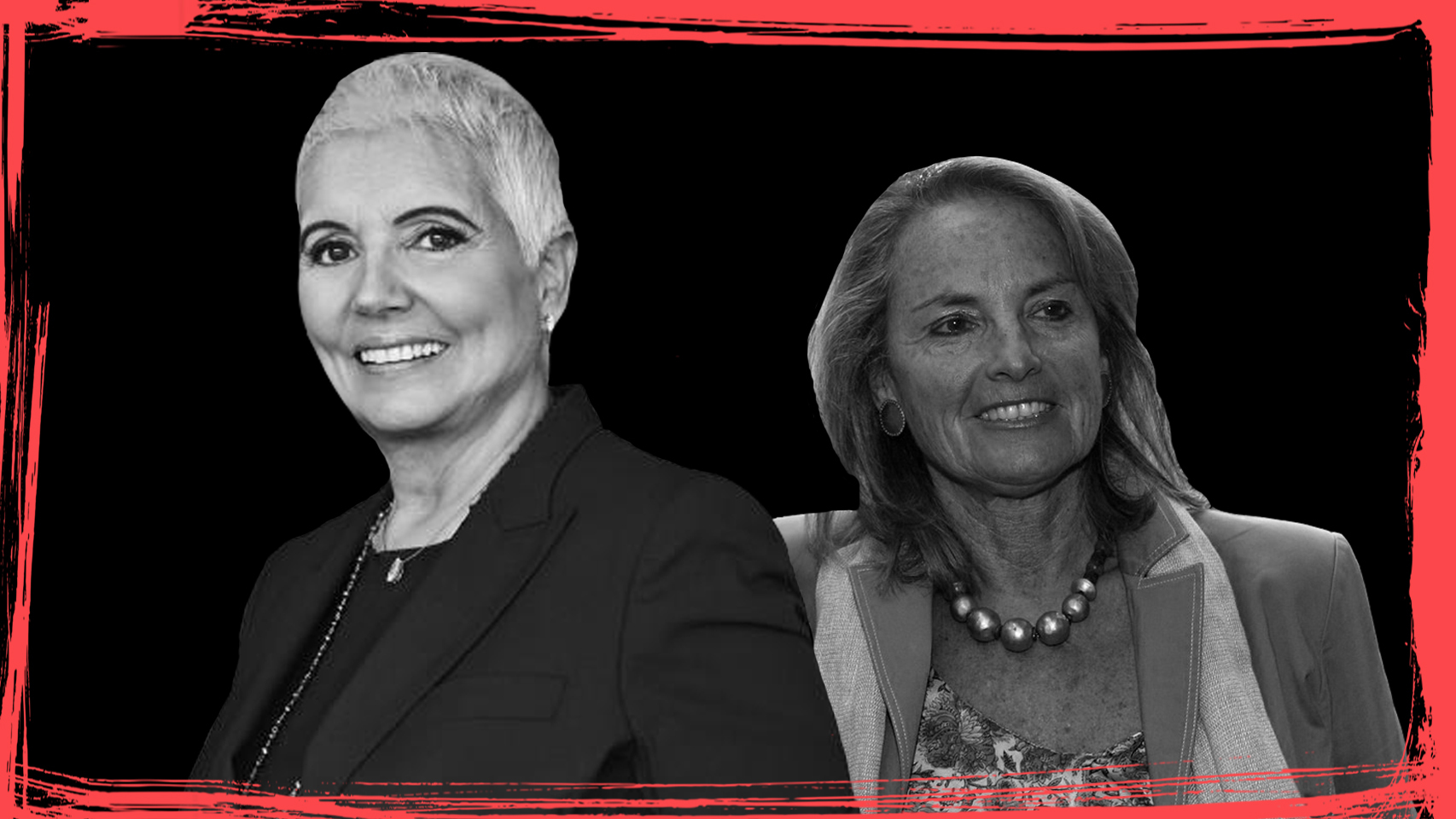 La vicepresidenta de la firma de joyería,  Rosa Tous, y la mujer del expresident Mas, Helena Rakosnik