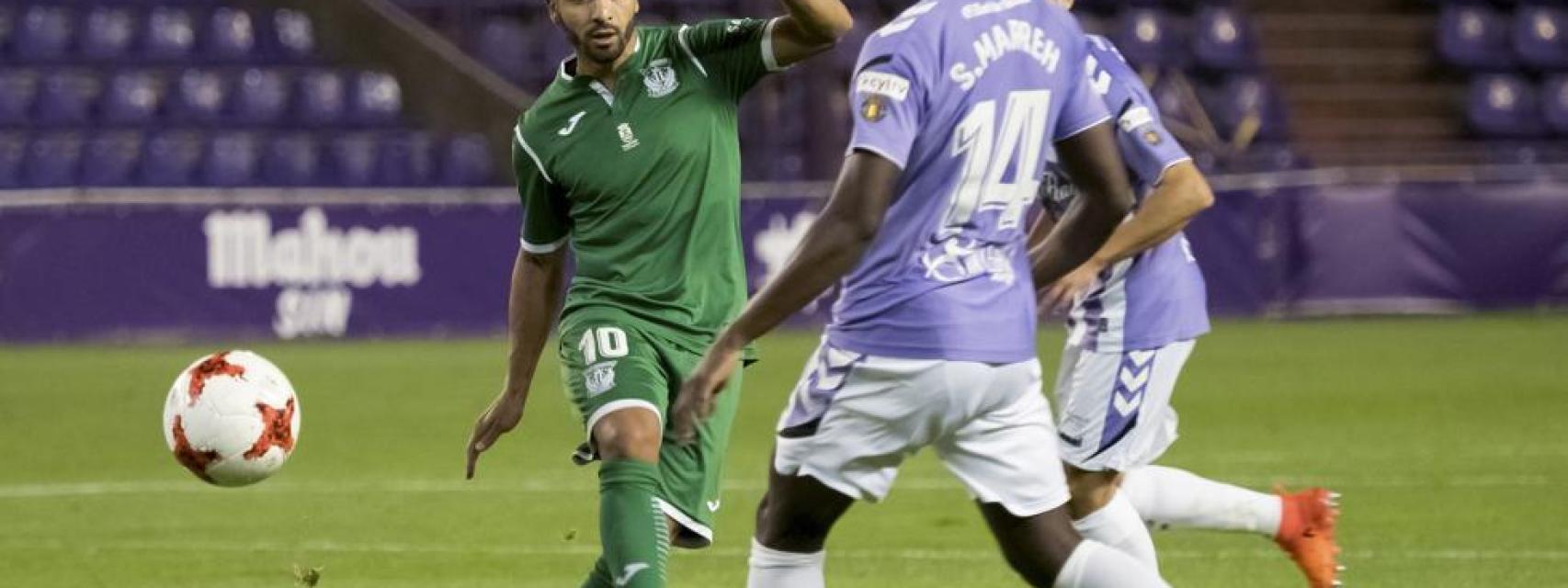 Imagen del Valladolid - Leganés de la ida.