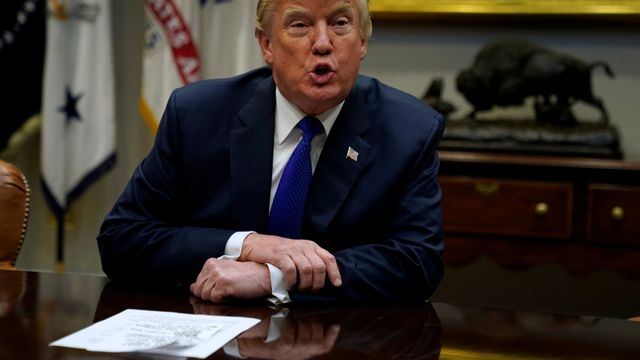El presidente de EEUU, Donald Trump.