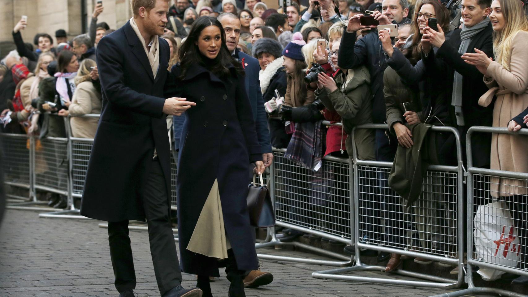 Primer acto oficial del príncipe Harry y Meghan Markle