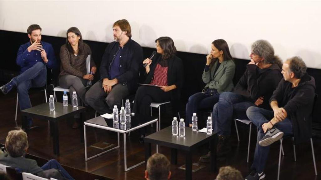 Mesa redonda sobre solidaridad en la Academia de Cine.
