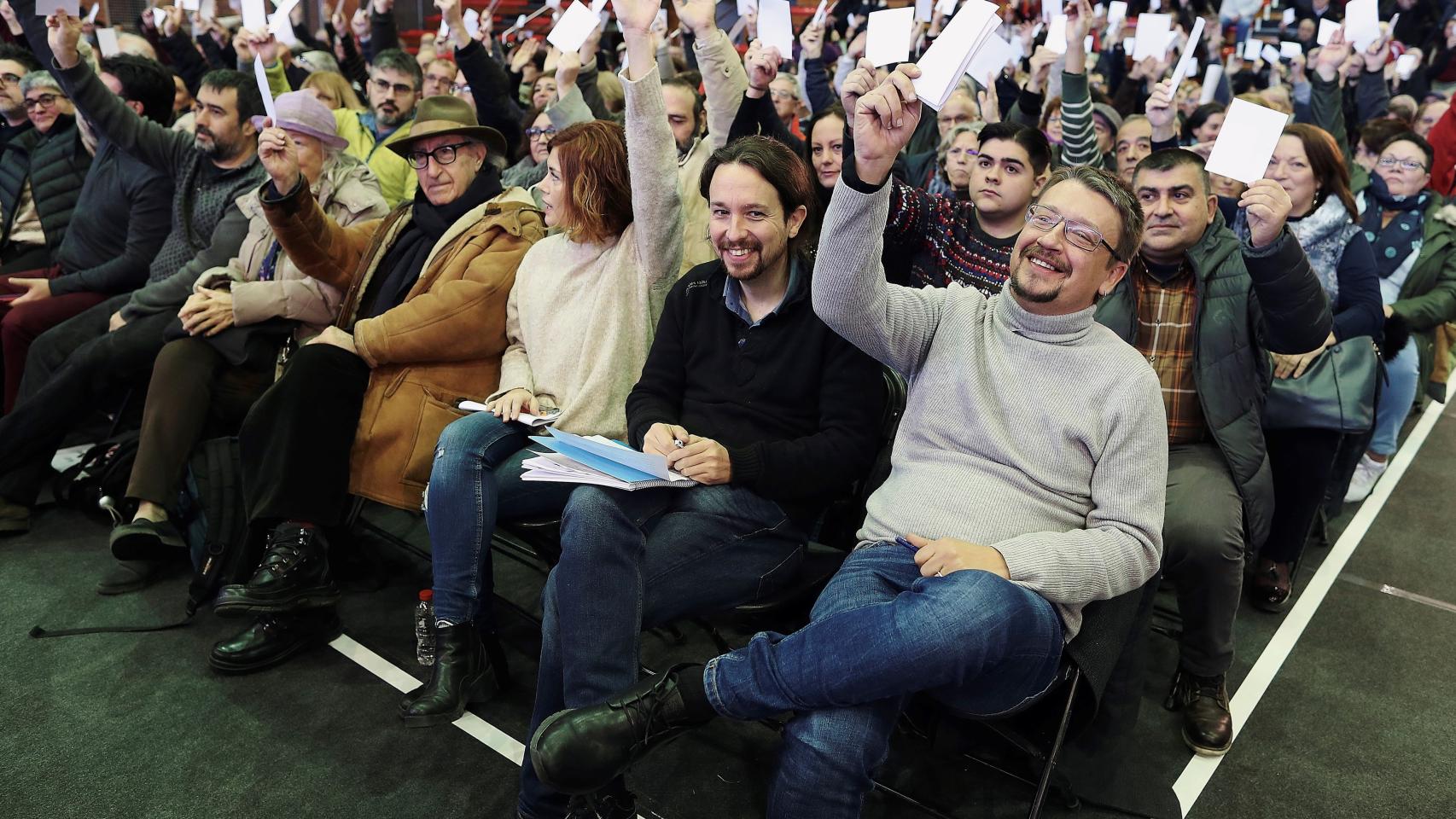 Iglesias y Domènech el pasado fin de semana en Barcelona.