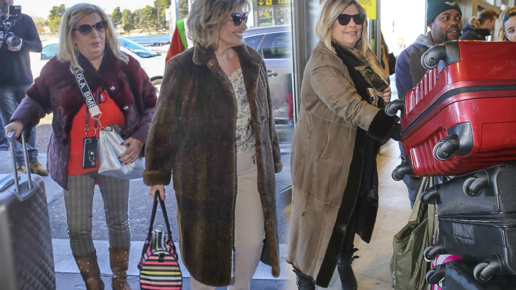 María Teresa Campos, Terelu y Carmen han vivido una auténtica aventura americana.