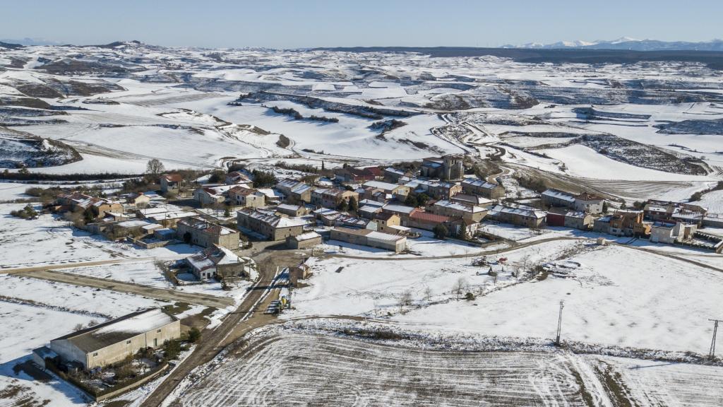 Vista aérea de Fresno de Rodilla.