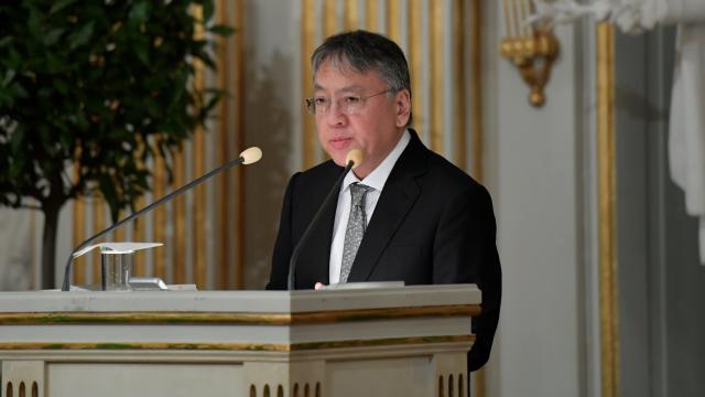 Kazuo Ishiguro, en su discurso de aceptación del Nobel.