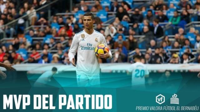 Cristiano Ronaldo, MVP del Real Madrid - Sevilla