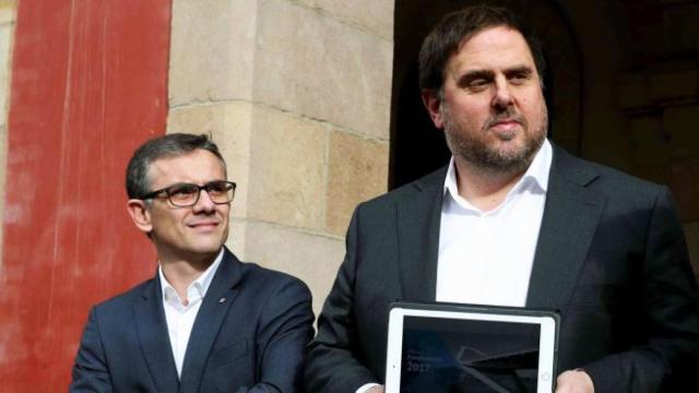 Josep María Jové y Oriol Junqueras