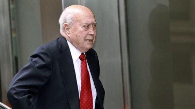 Luis Bárcenas en una de sus comparecencias en los juzgados.