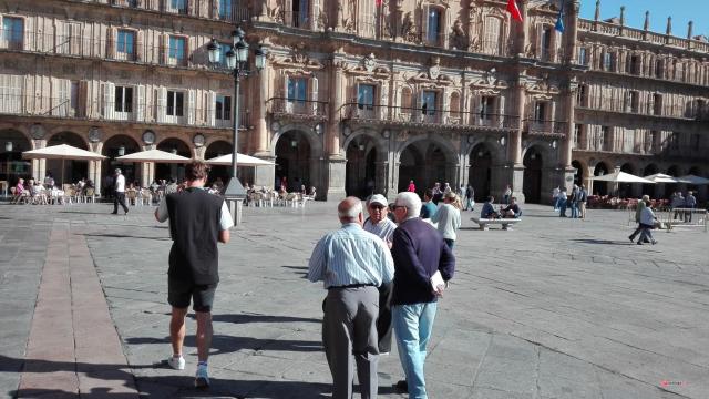 Un grupo de jubilados.