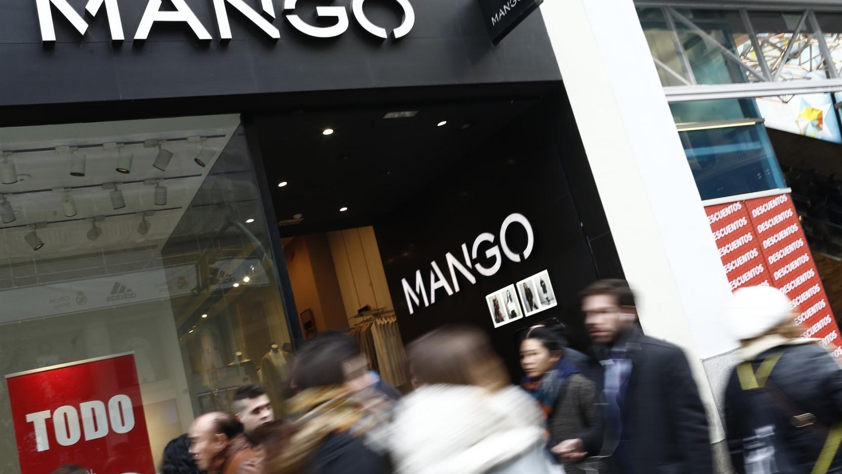 Imagen de una tienda de Mango