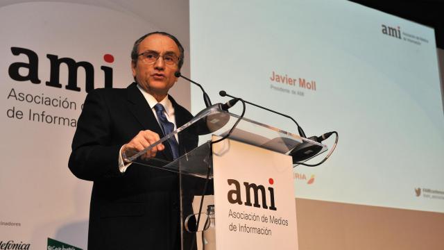 Javier Moll, durante la presentación del Libro Blanco de la Información este jueves.