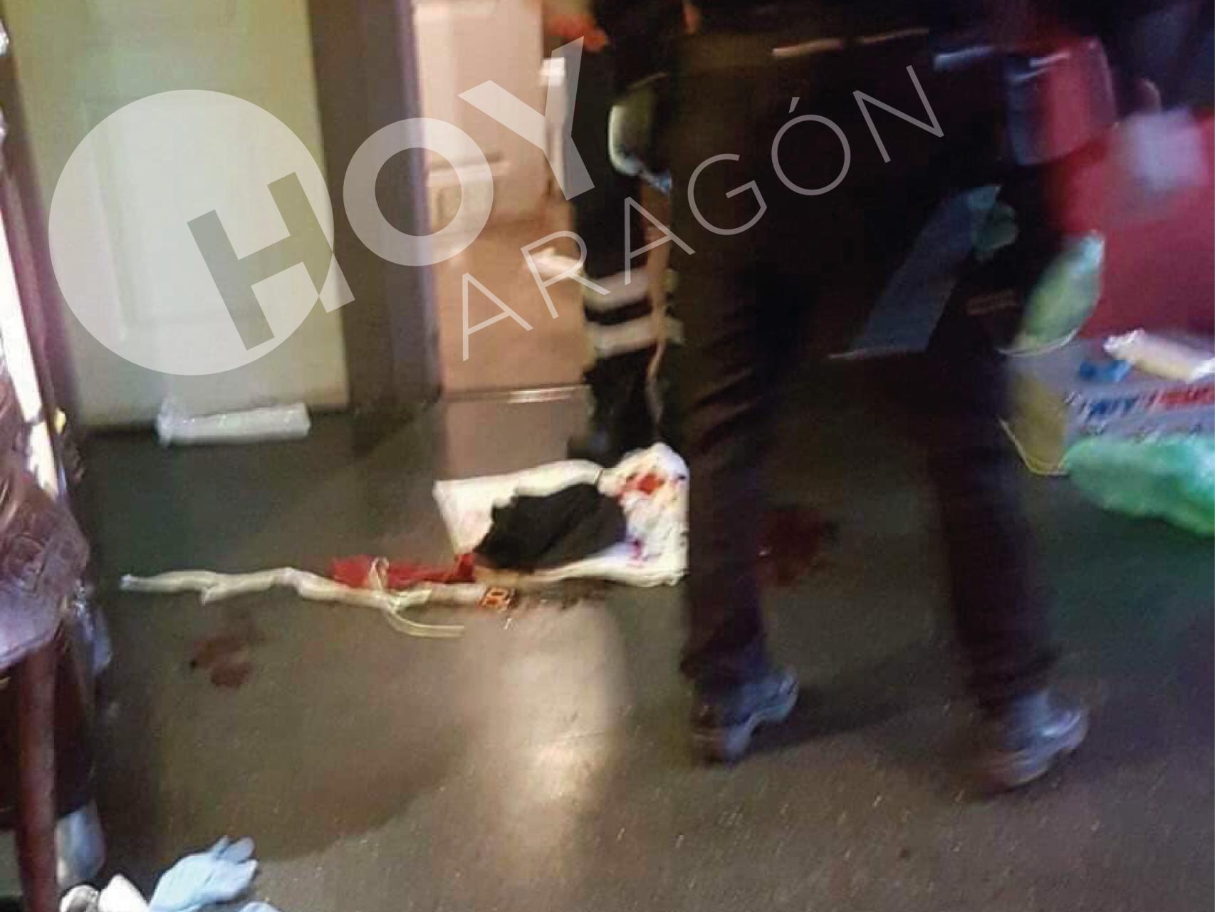 El interior del bar 'Tocadiscos' pocos minutos después de la brutal paliza