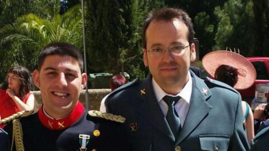Víctor Romero y Jesús Caballero , los dos guardias civiles asesinados en Andorra
