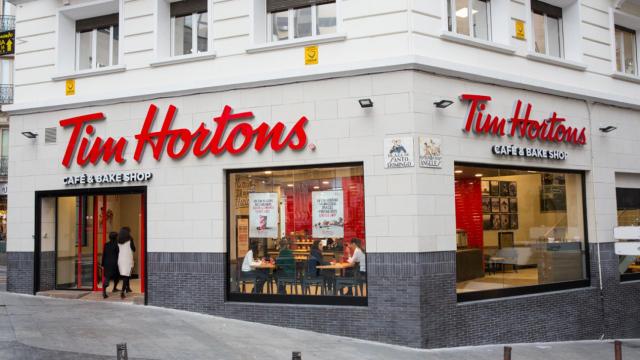 Un local de Tim Hortons, en Madrid.