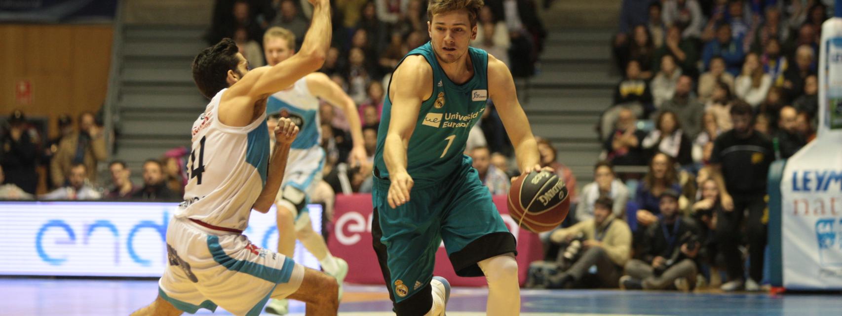 Luka Doncic durante el partido.