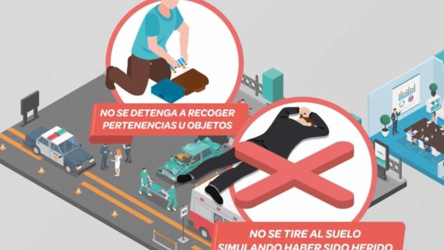 Imagen del vídeo con los consejos difundidos por Interior.