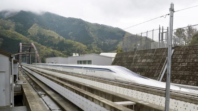 Imagen de uno de los trenes de Japón.