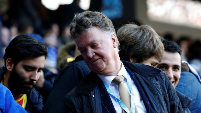 Van Gaal, en el Clásico.