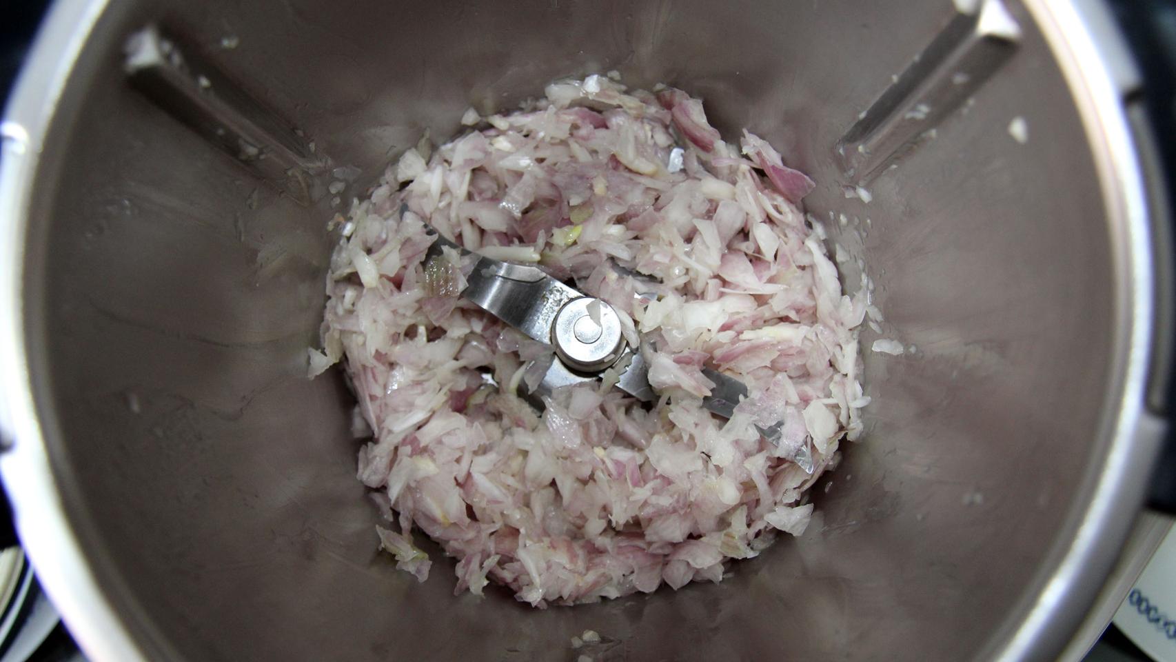 CESTITAS DE MORCILLA VEGANA CON CEBOLLA Y MANZANA CON THERMOMIX 07