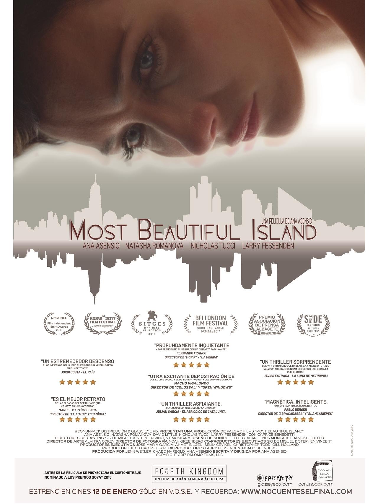 Póster de Most Beautiful Island.