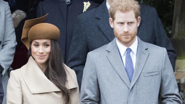 Meghan Markle  y el príncipe Harry.