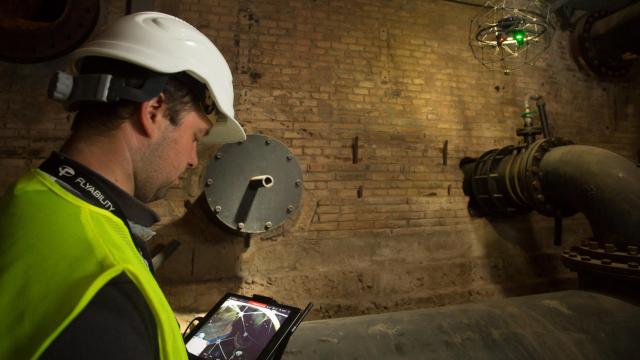 Suez España utiliza drones propios para revisar sus instalaciones.