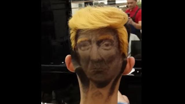 La cara del presidente de los EEUU es una de las más solicitadas en la peluquería taiwanesa