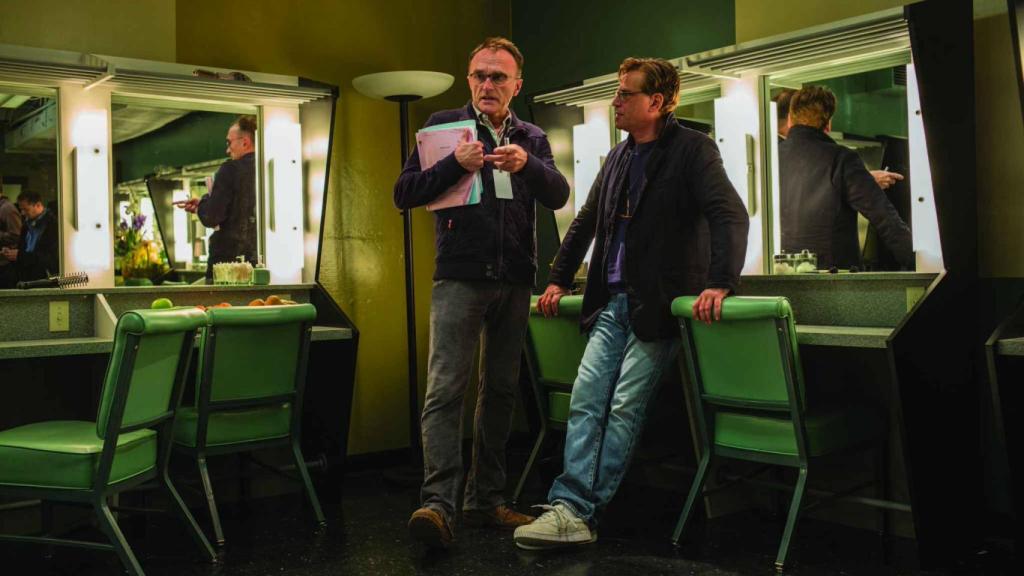 Sorkin en el rodaje de Molly's game.