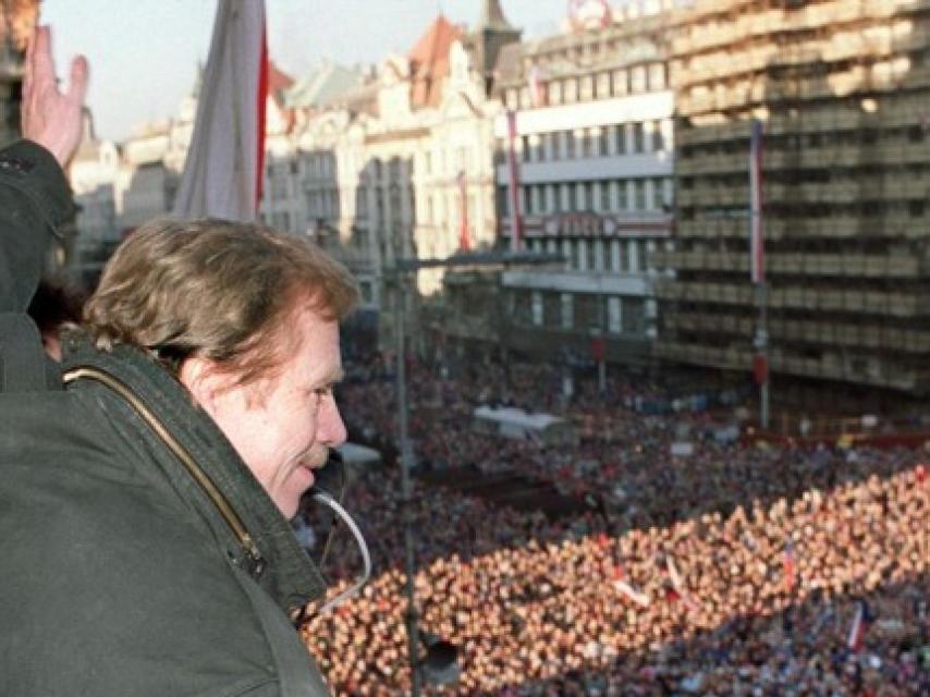 Václav Havel, the last president of Czechoslovakia.