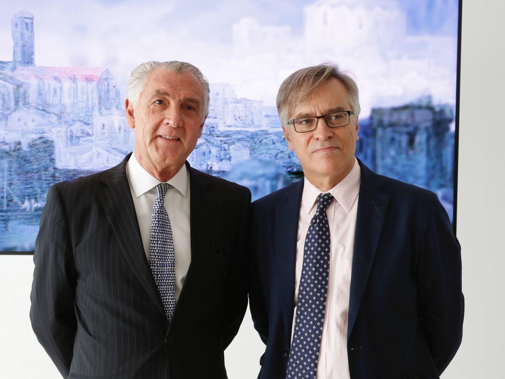 Evelio Acevedo y Guillermo Solana, responsables del Museo Nacional Thyssen-Bornemisza.