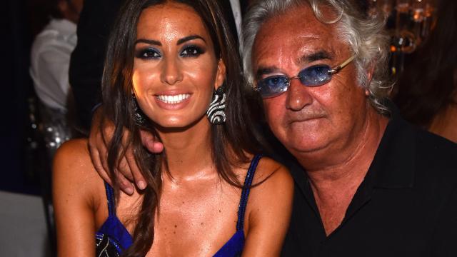 Flavio Briatore y Elisabetta Gregoraci.