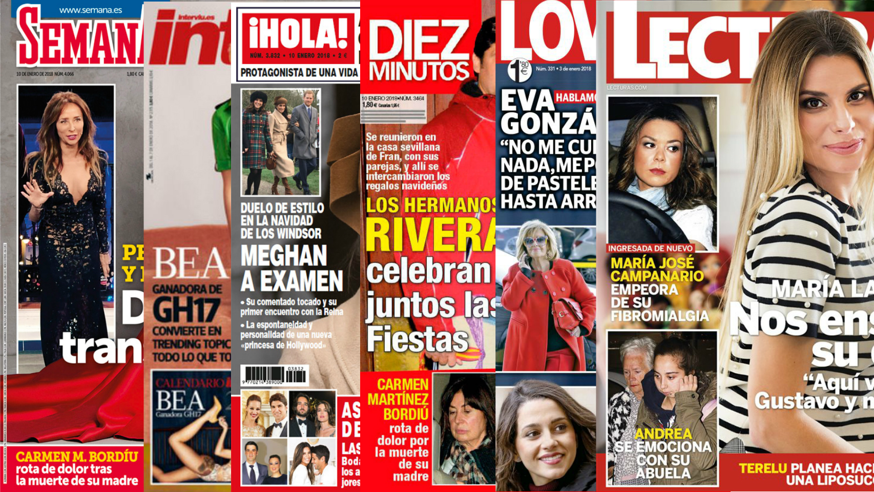 Estas son las revistas de este miércoles.