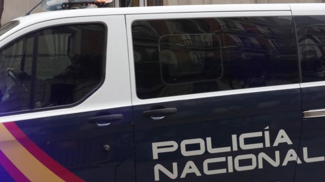 El furgón policial que ha trasladado al exvicepresidente catalán Oriol Junqueras al TS.