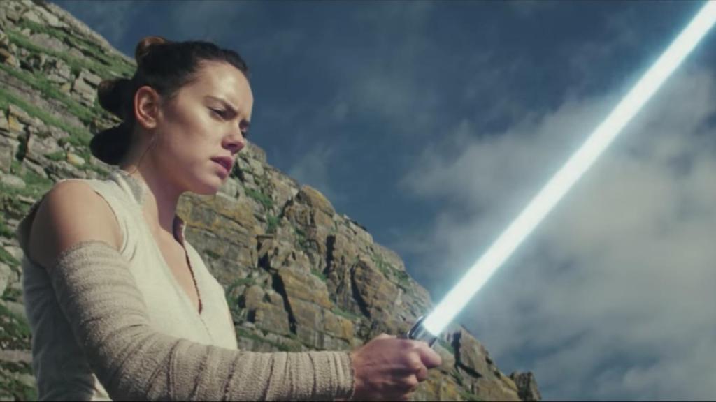 Rey, la protagonista de Los últimos Jedi.