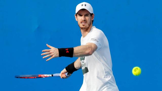 Murray, entrenándose en Brisbane.