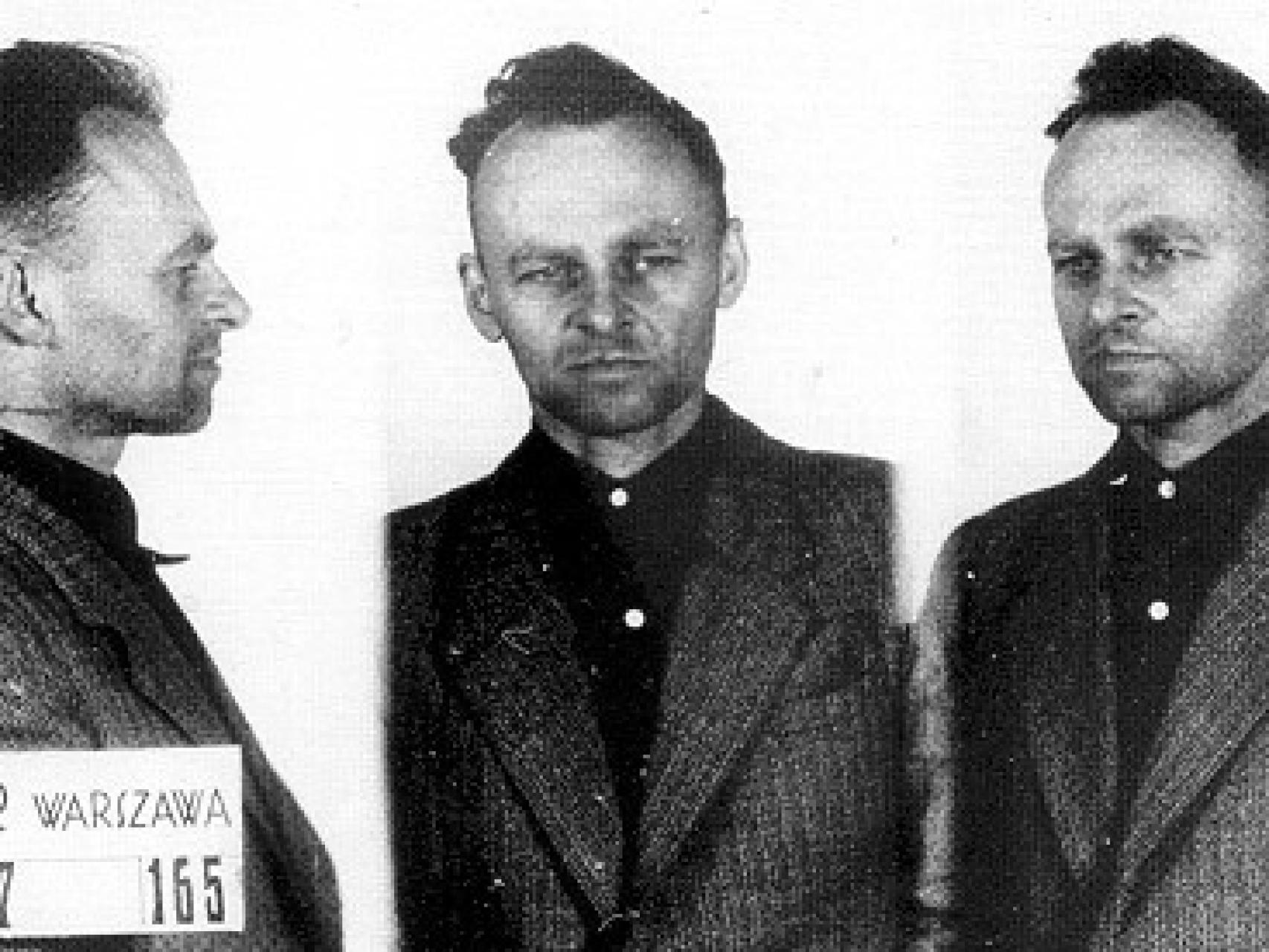 Pilecki en la cárcel de Varsovia