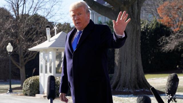 Donald Trump, este viernes en la Casa Blanca.