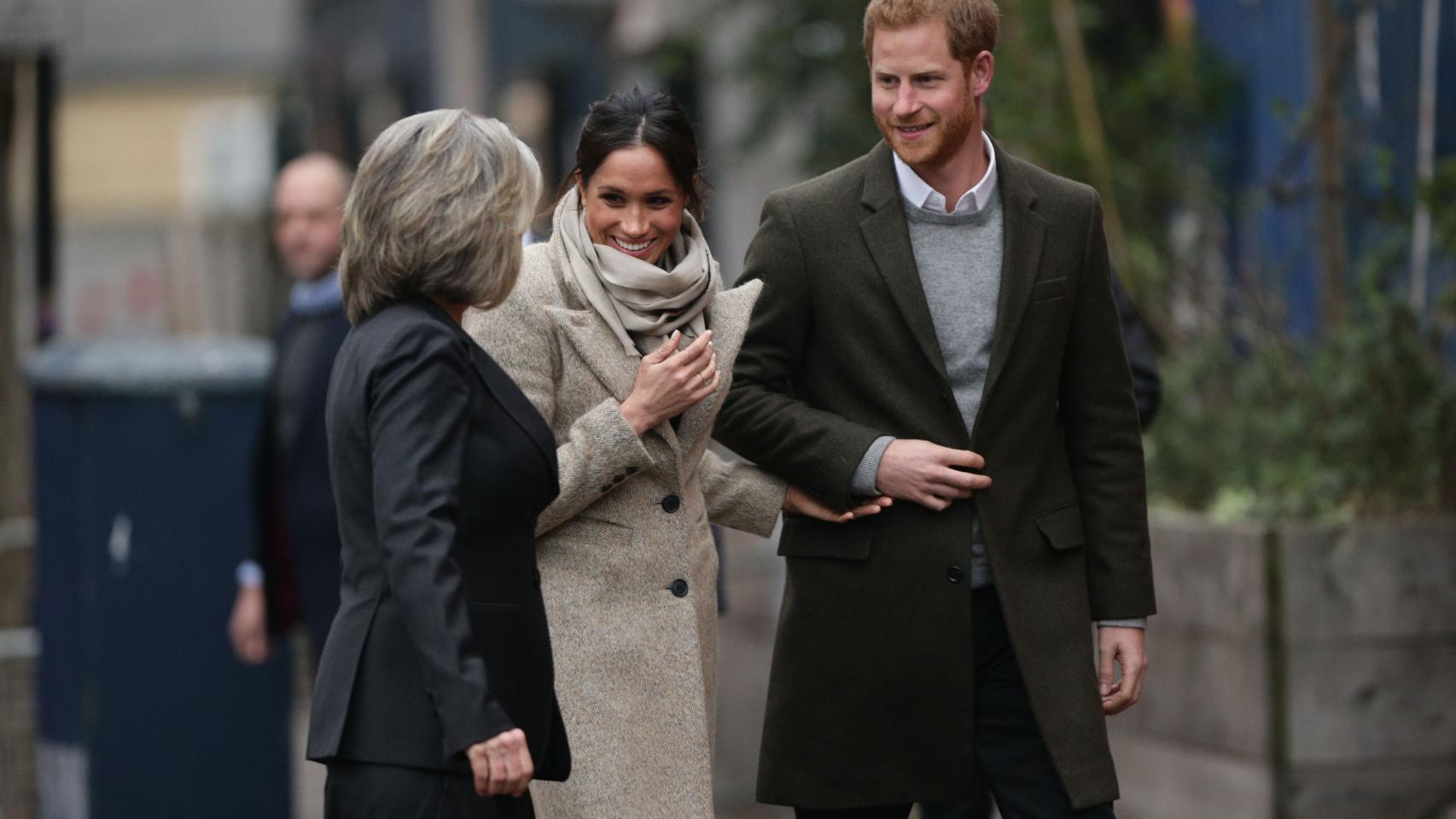 Las fotografías del primer acto oficial de Meghan Markle y Harry de Inglaterra