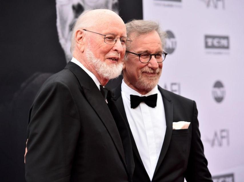 Junto a su compositor fetiche, John Williams, en un homenaje a éste en 2016.