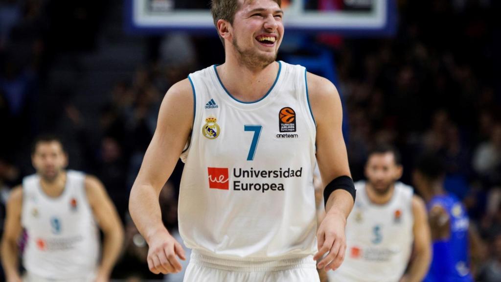 Luka Doncic en uno de los últimos partidos del Madrid.